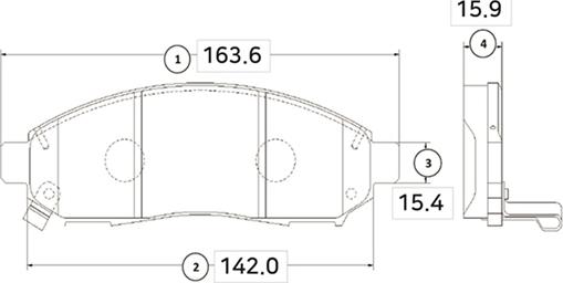 CTR GK0733 - Гальмівні колодки, дискові гальма autocars.com.ua