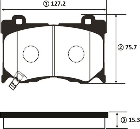 CTR GK0739 - Тормозные колодки, дисковые, комплект avtokuzovplus.com.ua