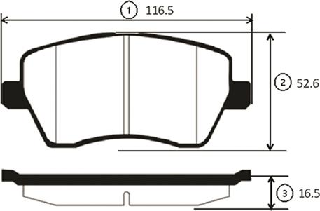 CTR GK0841 - Гальмівні колодки, дискові гальма autocars.com.ua