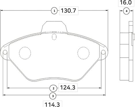 CTR GK0860 - Гальмівні колодки, дискові гальма autocars.com.ua