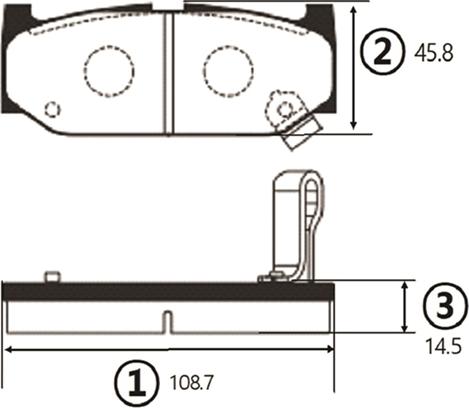 CTR GK0970 - Тормозные колодки, дисковые, комплект avtokuzovplus.com.ua