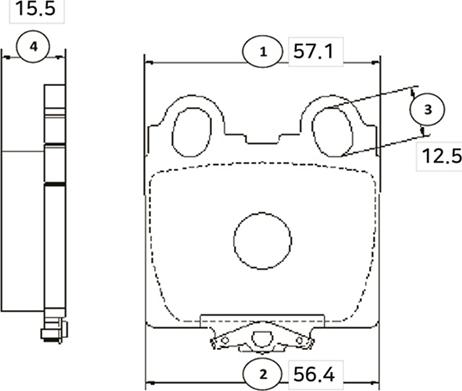 CTR GK1042 - Тормозные колодки, дисковые, комплект avtokuzovplus.com.ua