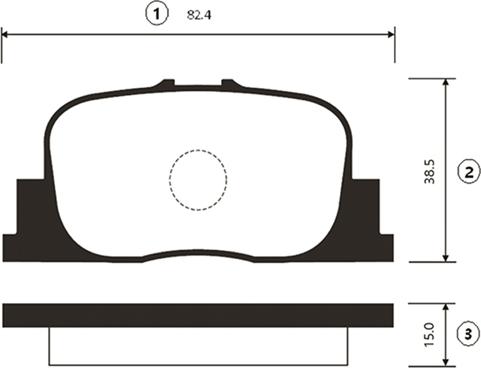 CTR GK1046 - Гальмівні колодки, дискові гальма autocars.com.ua