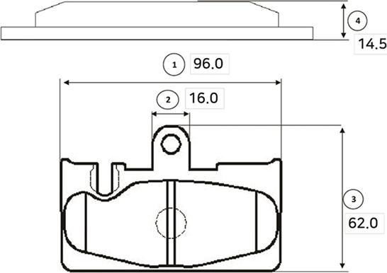 CTR GK1048 - Тормозные колодки, дисковые, комплект avtokuzovplus.com.ua