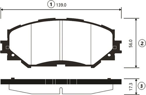 CTR GK1062 - Тормозные колодки, дисковые, комплект avtokuzovplus.com.ua