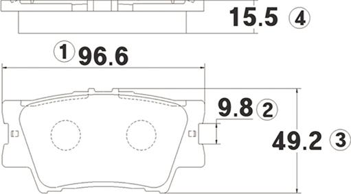 CTR GK1064 - Гальмівні колодки, дискові гальма autocars.com.ua