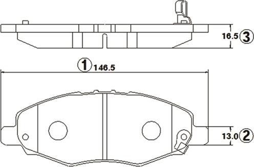 CTR GK1079 - Тормозные колодки, дисковые, комплект avtokuzovplus.com.ua