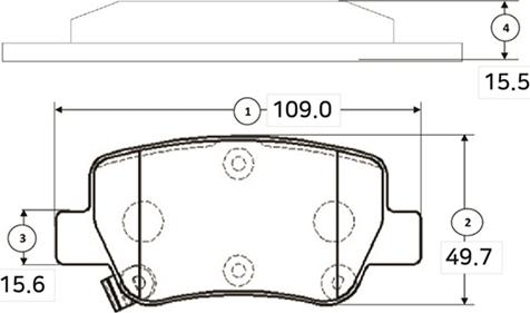 CTR GK1192 - Тормозные колодки, дисковые, комплект avtokuzovplus.com.ua