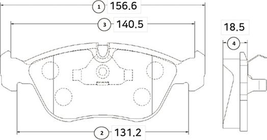 CTR GK1213 - Гальмівні колодки, дискові гальма autocars.com.ua