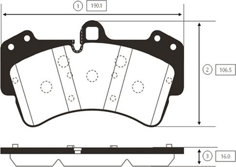CTR GK1299 - Гальмівні колодки, дискові гальма autocars.com.ua