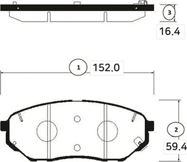 CTR GK1351 - Гальмівні колодки, дискові гальма autocars.com.ua