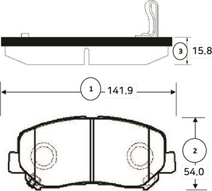 CTR GK1354 - Тормозные колодки, дисковые, комплект avtokuzovplus.com.ua