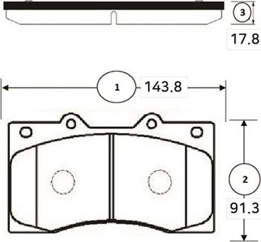 CTR GK1357 - Гальмівні колодки, дискові гальма autocars.com.ua