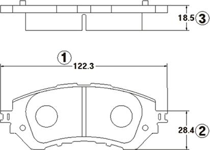 CTR GK1365 - Тормозные колодки, дисковые, комплект avtokuzovplus.com.ua