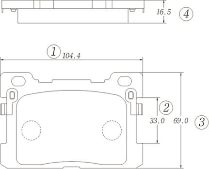 CTR GK1381 - Тормозные колодки, дисковые, комплект avtokuzovplus.com.ua