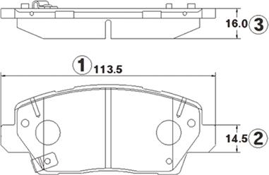 CTR GK1391 - Тормозные колодки, дисковые, комплект avtokuzovplus.com.ua