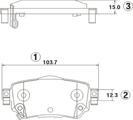 CTR GK1422 - Гальмівні колодки, дискові гальма autocars.com.ua