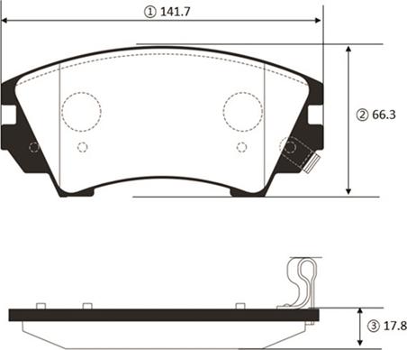 CTR GK1439 - Гальмівні колодки, дискові гальма autocars.com.ua