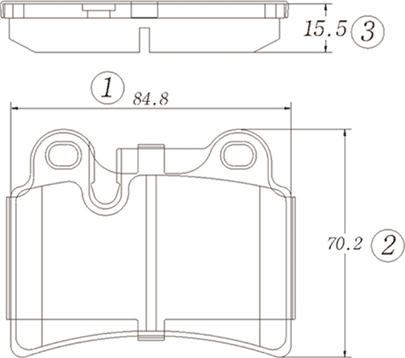 CTR GK1477 - Тормозные колодки, дисковые, комплект avtokuzovplus.com.ua