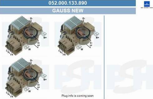 PSH 052.000.133.890 - Регулятор напруги генератора autocars.com.ua