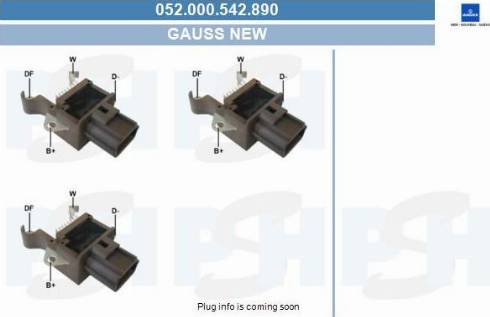 PSH 052.000.542.890 - Регулятор напруги генератора autocars.com.ua