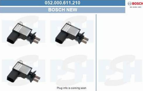 PSH 052.000.611.210 - Регулятор напруги генератора autocars.com.ua