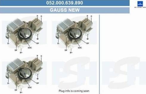 PSH 052.000.639.890 - Регулятор напруги генератора autocars.com.ua