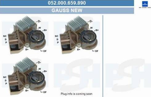 PSH 052.000.659.890 - Регулятор напруги генератора autocars.com.ua