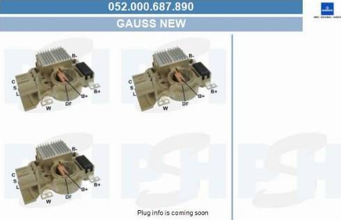 PSH 052.000.687.890 - Регулятор напруги генератора autocars.com.ua