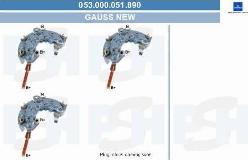 PSH 053.000.051.890 - Випрямляч, генератор autocars.com.ua