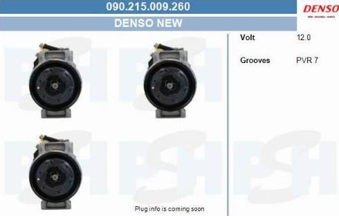 PSH 090.215.009.260 - Компресор, кондиціонер autocars.com.ua