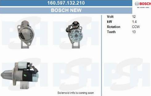 PSH 160.597.132.210 - Стартер autocars.com.ua