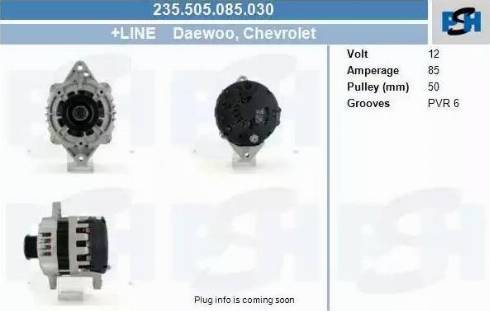 PSH 235.505.085.030 - Генератор autocars.com.ua