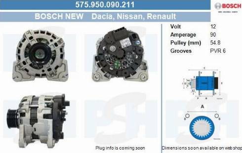 PSH 575.950.090.211 - Генератор autocars.com.ua