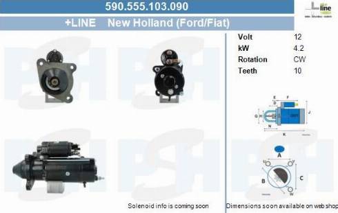PSH 590.555.103.090 - Стартер autocars.com.ua