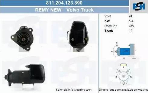 PSH 811.204.123.390 - Стартер autocars.com.ua