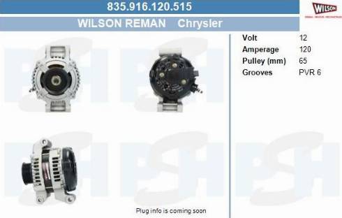 PSH 835.916.120.515 - Генератор autocars.com.ua