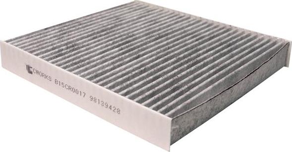 Cworks B15CR0017 - Фільтр, повітря у внутрішній простір autocars.com.ua