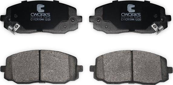 Cworks C11CR1044 - Гальмівні колодки, дискові гальма autocars.com.ua