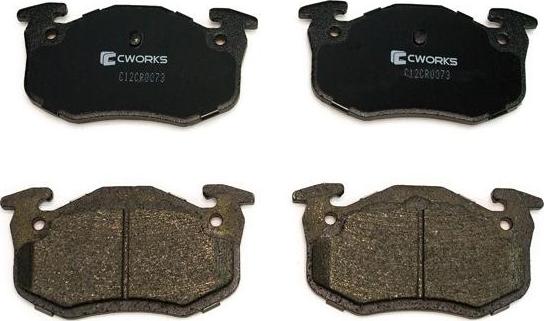 Cworks C12CR0073 - Гальмівні колодки, дискові гальма autocars.com.ua