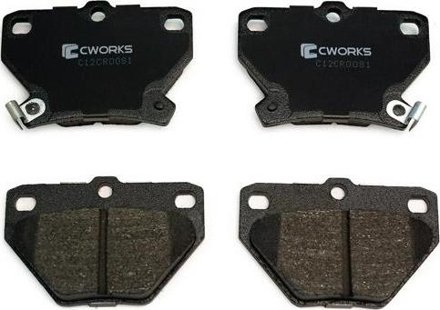 Cworks C12CR0081 - Гальмівні колодки, дискові гальма autocars.com.ua