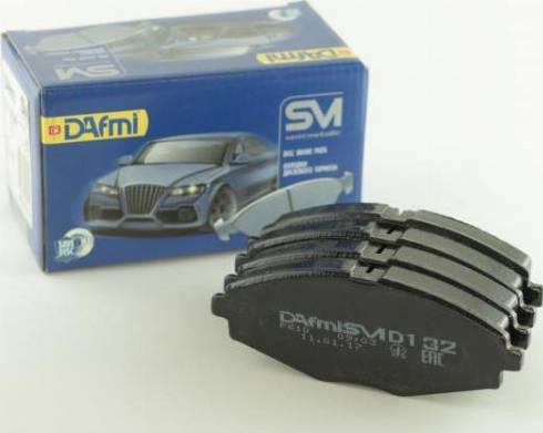 Dafmi D132SM - Гальмівні колодки, дискові гальма autocars.com.ua