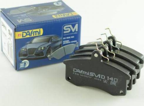 Dafmi D140SM - Гальмівні колодки, дискові гальма autocars.com.ua