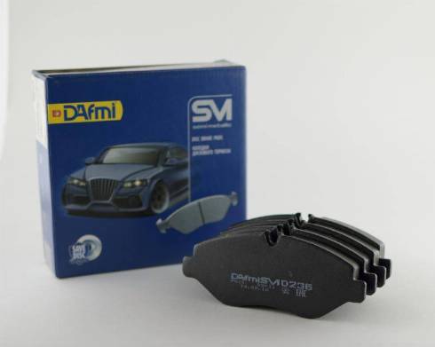 Dafmi D236SM - Гальмівні колодки, дискові гальма autocars.com.ua