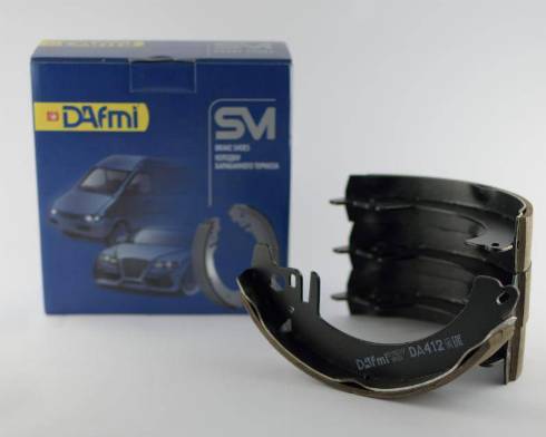 Dafmi DA412 - Комплект гальм, барабанний механізм autocars.com.ua