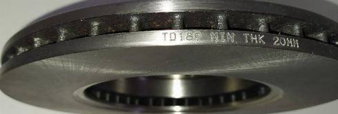 Dafmi TD189 - Тормозной диск avtokuzovplus.com.ua