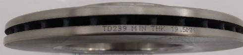 Dafmi TD239 - Тормозной диск avtokuzovplus.com.ua