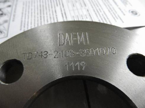 Dafmi TD743 - Гальмівний диск autocars.com.ua