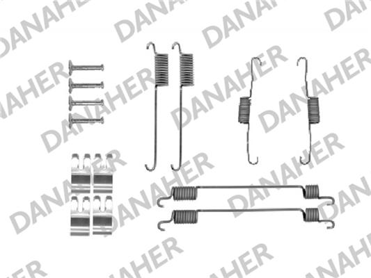 Danaher 7030 - Комплектуючі, барабанний гальмівний механізм autocars.com.ua