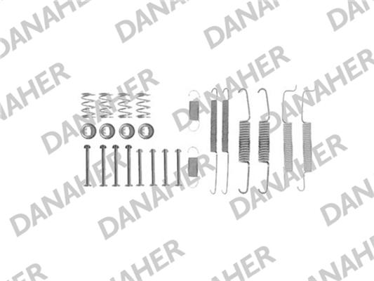 Danaher 7569 - Комплектующие, барабанный тормозной механизм autodnr.net
